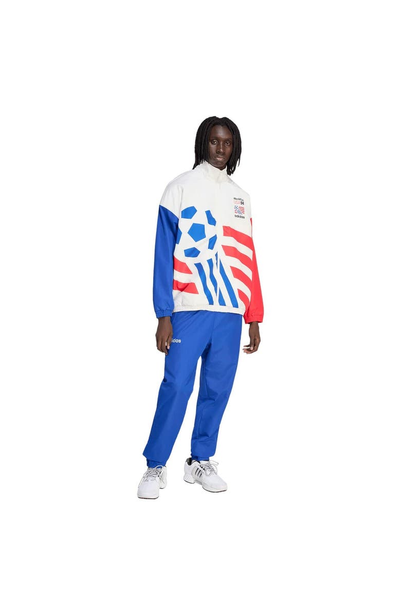 adidas Men's adidas White USMNT 1994 World Cup Full-Zip Woven Track Jacket, Alternate, color, White