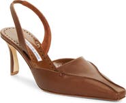 Manolo Blahnik Cleosli Pointed Toe Slingback Pump