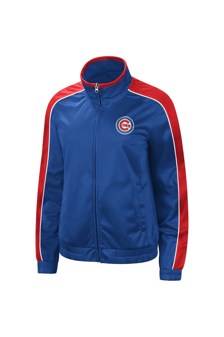 Women's G-III 4Her by Carl Banks Royal Chicago Cubs Gamer Full-Zip Track Jacket, Alternate, color, Royal