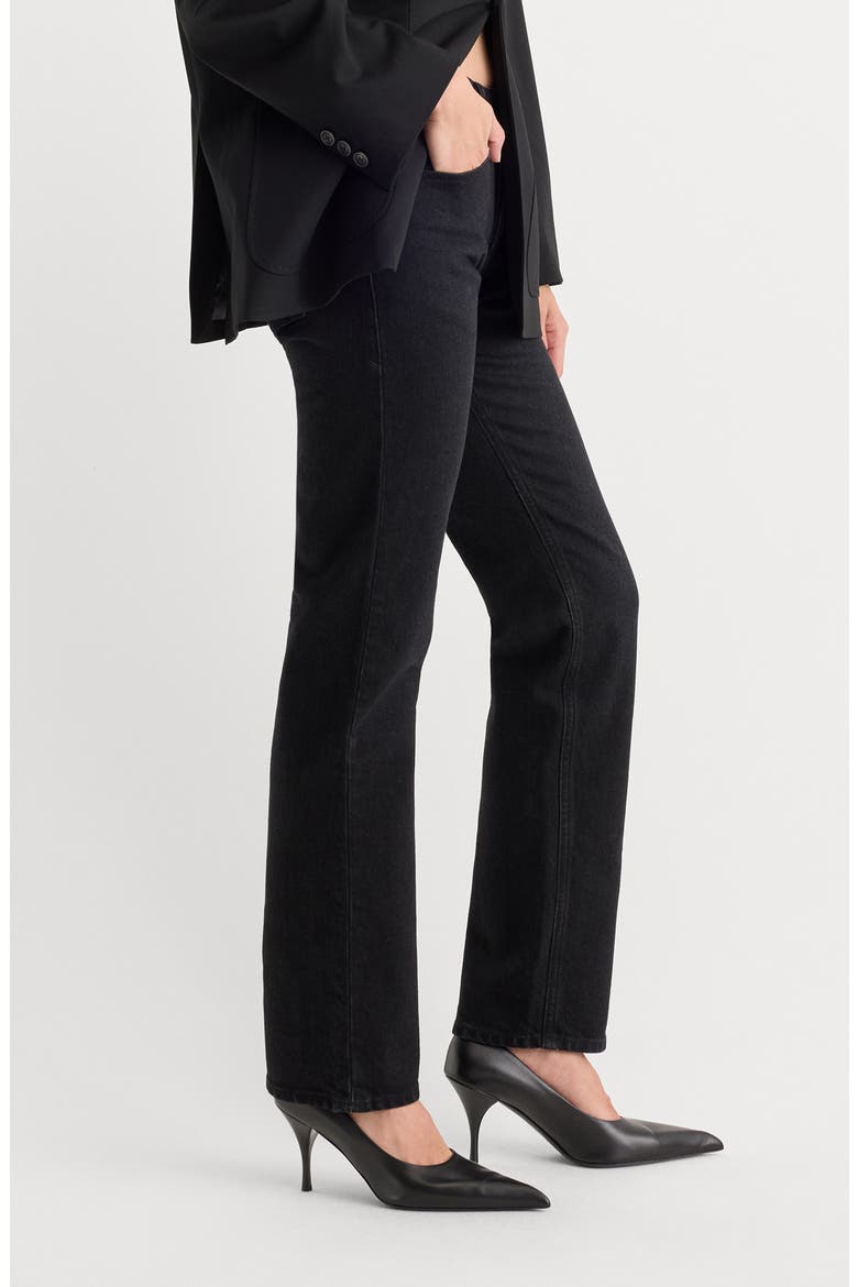 Vintage Straight Leg Jeans, Alternate, color, BLACK441