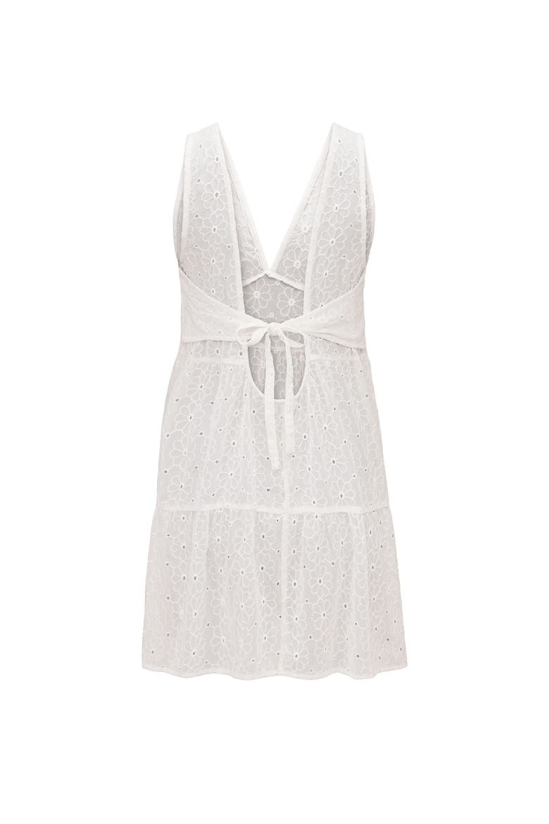 Shoshana Swimwear Cover Up Dress Top, Alternate, color, White