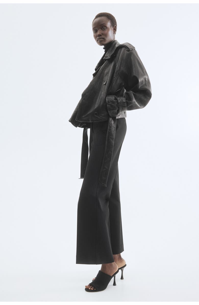 H&M Bootcut Ankle-length Trousers, Alternate, color, 