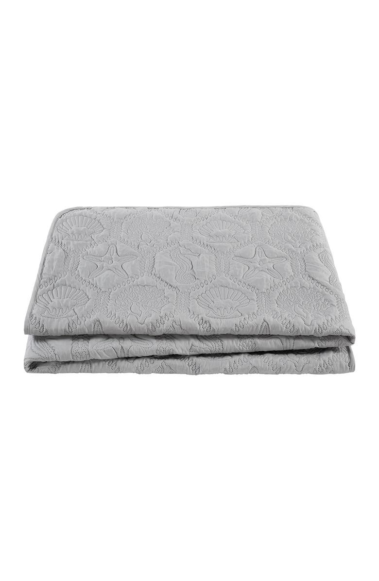 VCNY HOME Shore Embossed Quilt Set - Queen, Alternate, color, Grey
