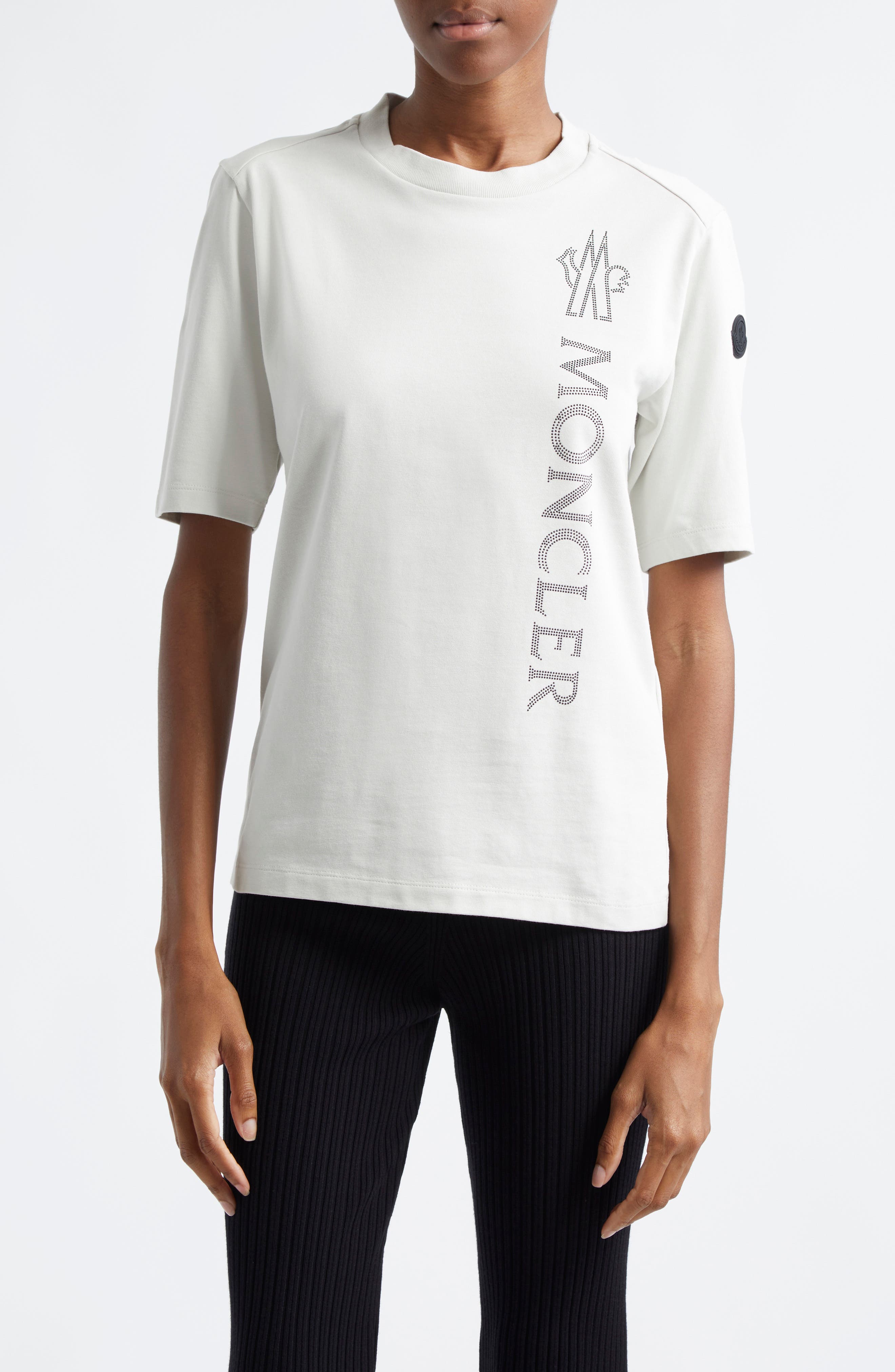 Logo Patch Cotton Graphic T-Shirt