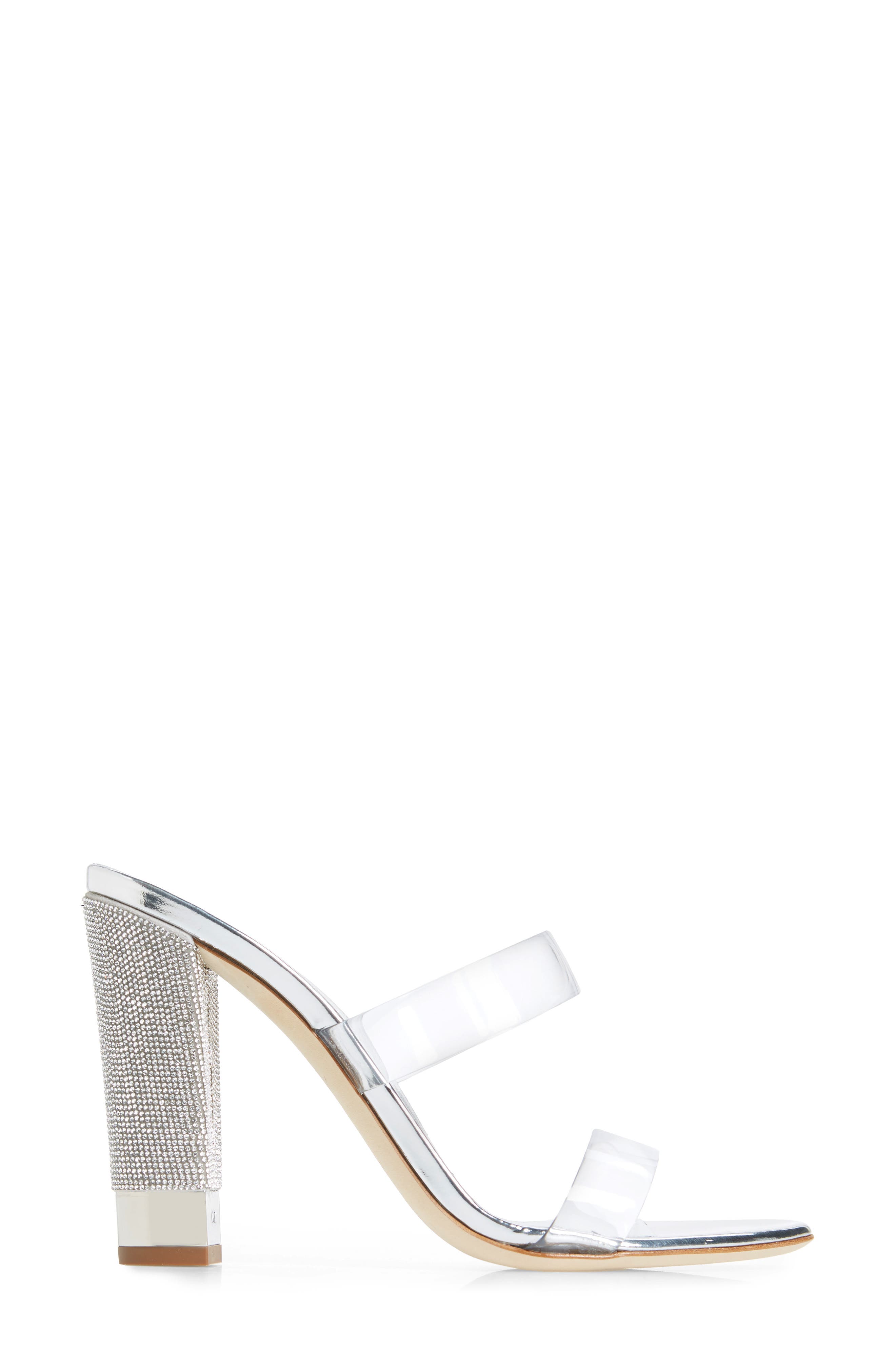 Giuseppe Zanotti Jelly Crystal Block Heel Sandal, Alternate, color, 