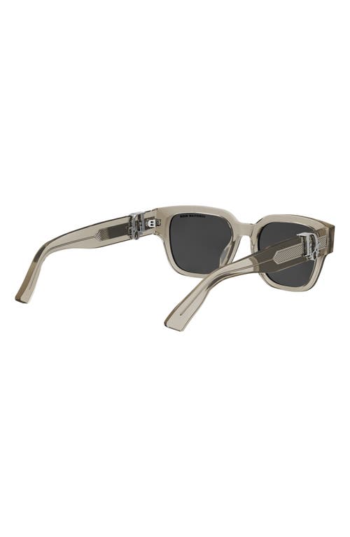 Dior Oblique S1i Square Sunglasses, 53mm In Neutral