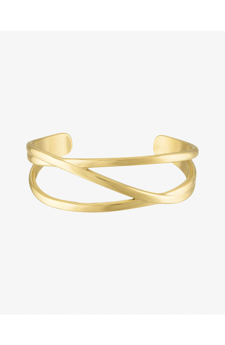 BEN ONI Crossover Cuff Bracelet, Main, color, Gold