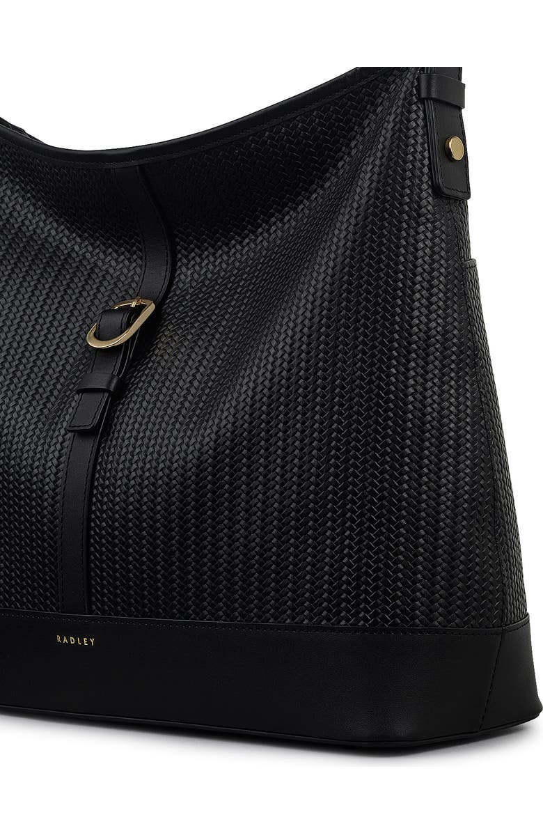Radley Ebury - Weave Medium Ziptop Shoulder Bag, Alternate, color, Black