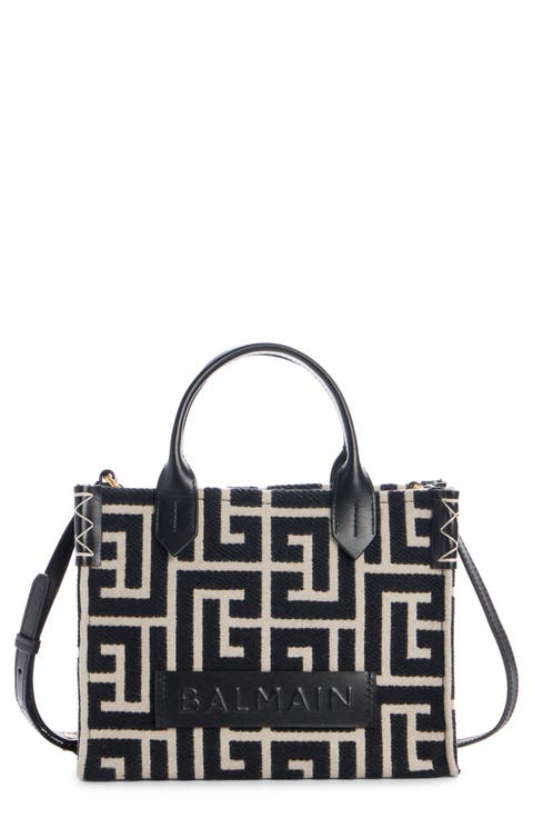 Small B-Army Logo Canvas Shopper Tote