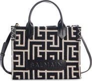 Balmain Small B-Army Logo Canvas Shopper Tote