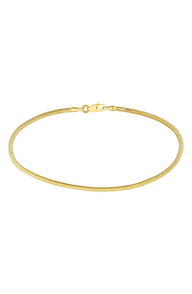 HAWLEY ST 14K Gold Snake Chain Bracelet, Main, color, 
