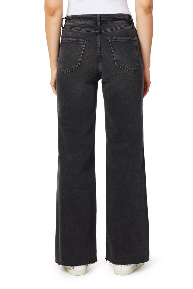 Kaya Belted High Waist Wide Leg Jeans, Alternate, color, RAMONA