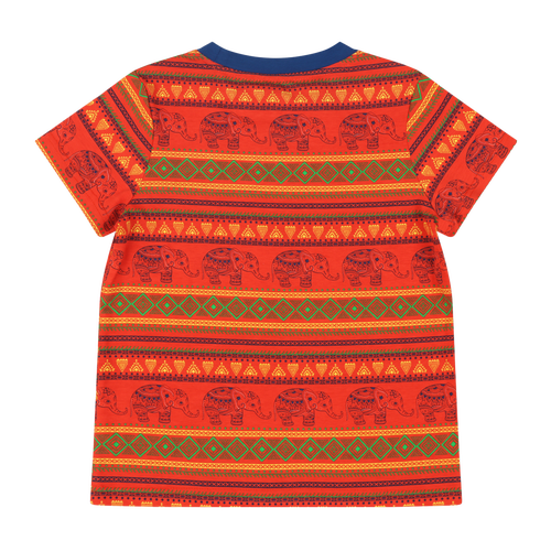 Mixed Up Clothing Kids Suave Print Short Sleeve T-shirt In Jacquard Stripe