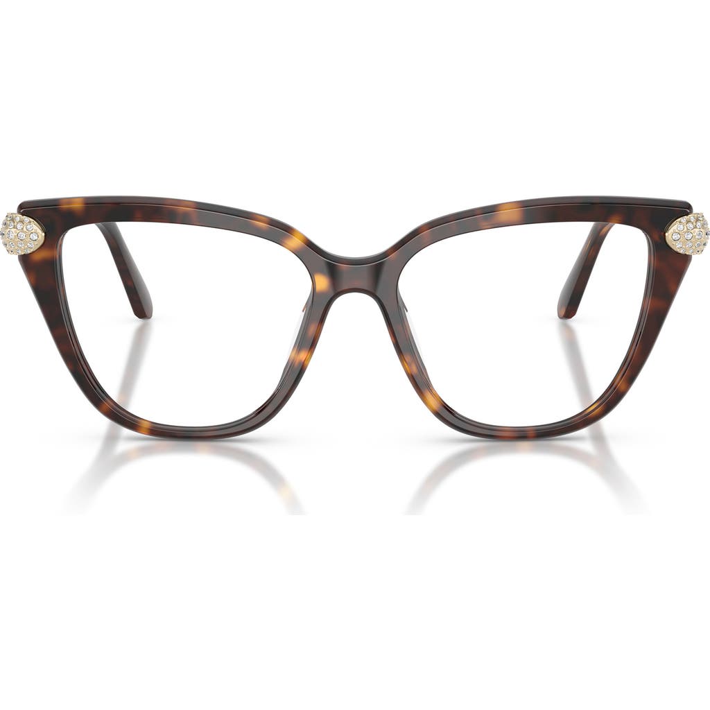 Swarovski 53mm Phantos Optical Glasses In Brown
