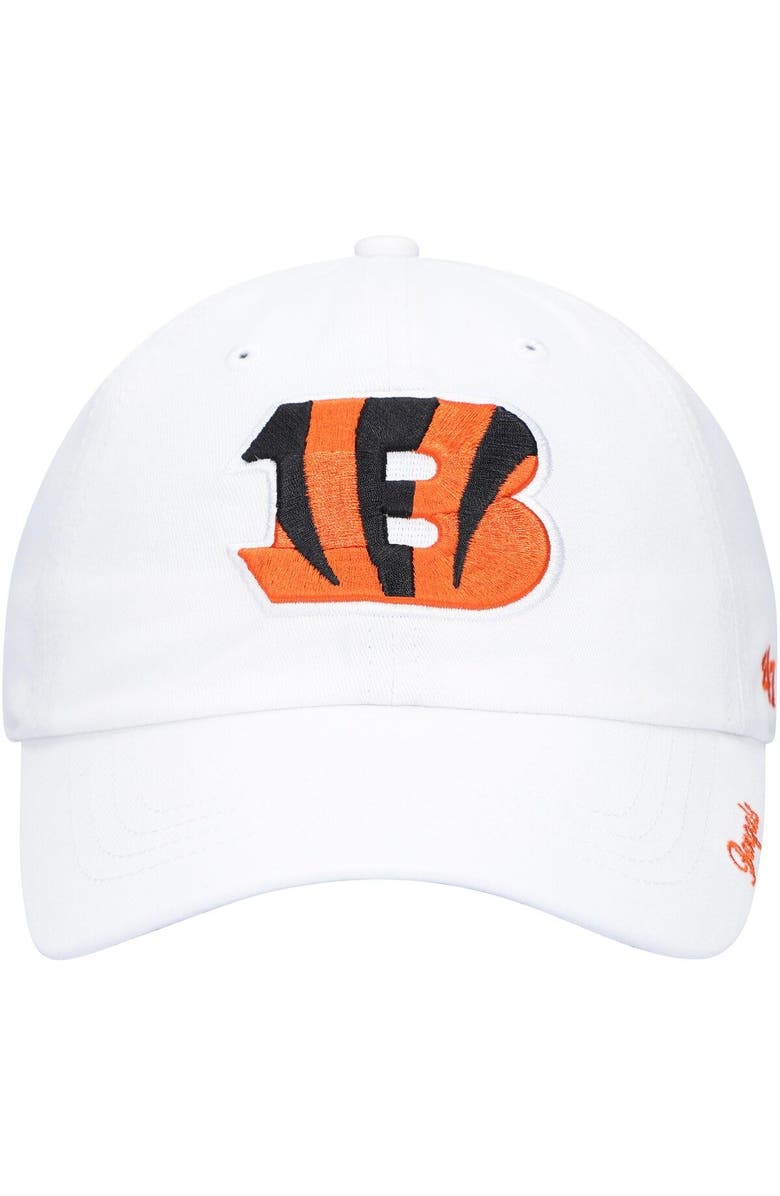 '47 Women's '47 White Cincinnati Bengals Team Miata Clean Up Adjustable Hat, Alternate, color, White