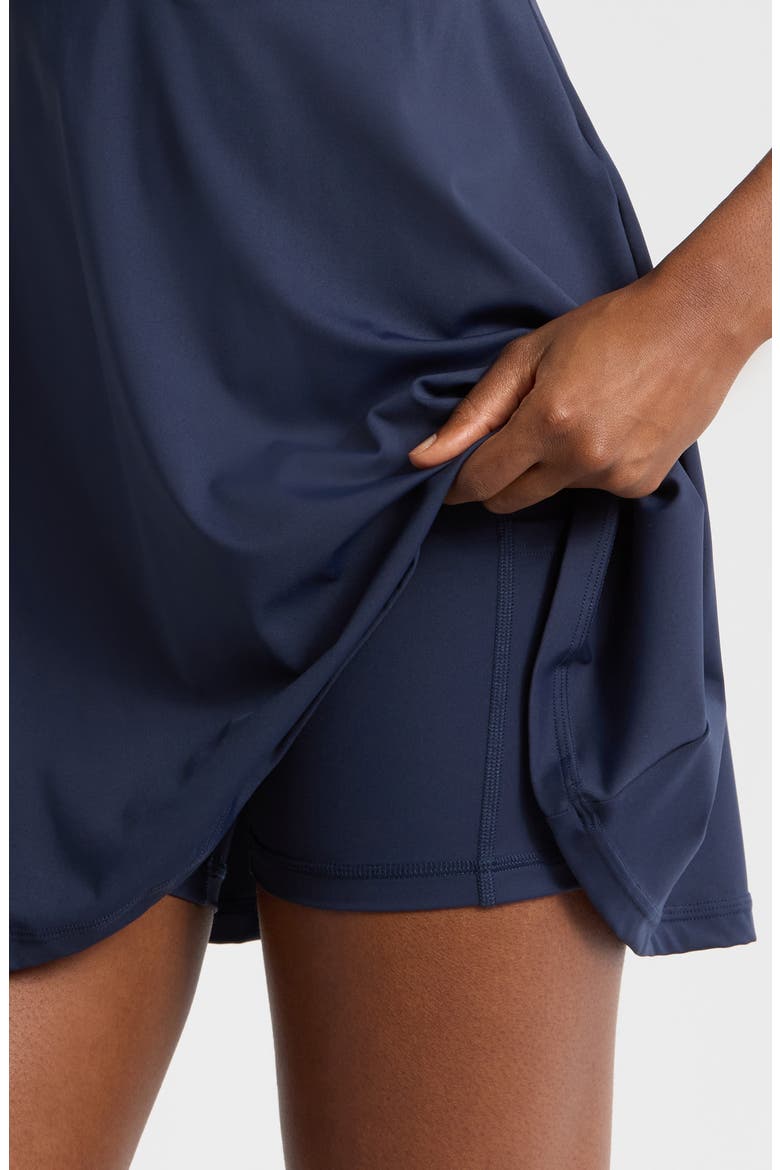 Move Half-Zip Sleeveless Dress, Alternate, color, NAVY BLAZER