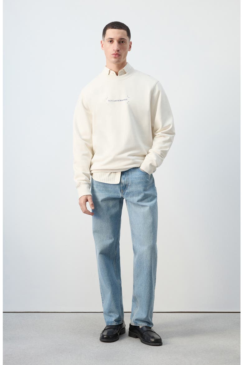 x Fantastic Man Logo Graphic Sweatshirt, Alternate, color, OFF WHITE