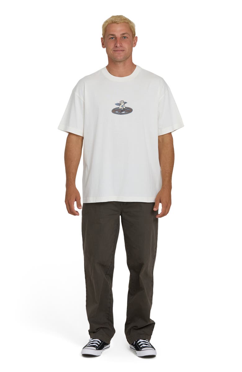 Billabong Bad Dog Cherub OG Graphic T-Shirt, Alternate, color, Off White