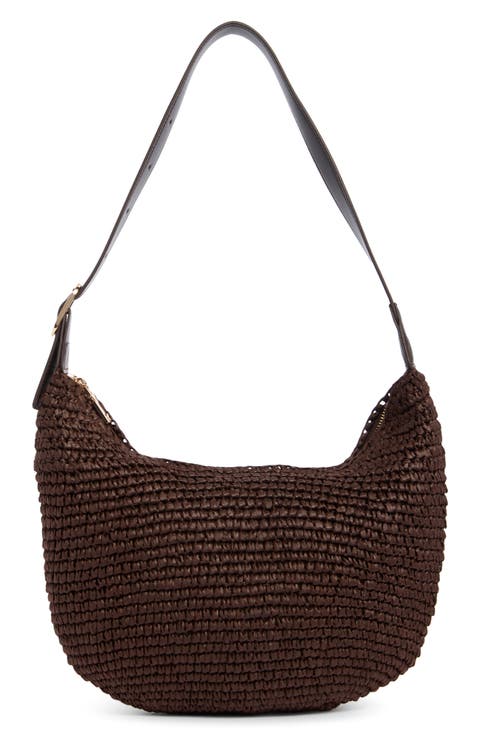 Straw Hobo Bag