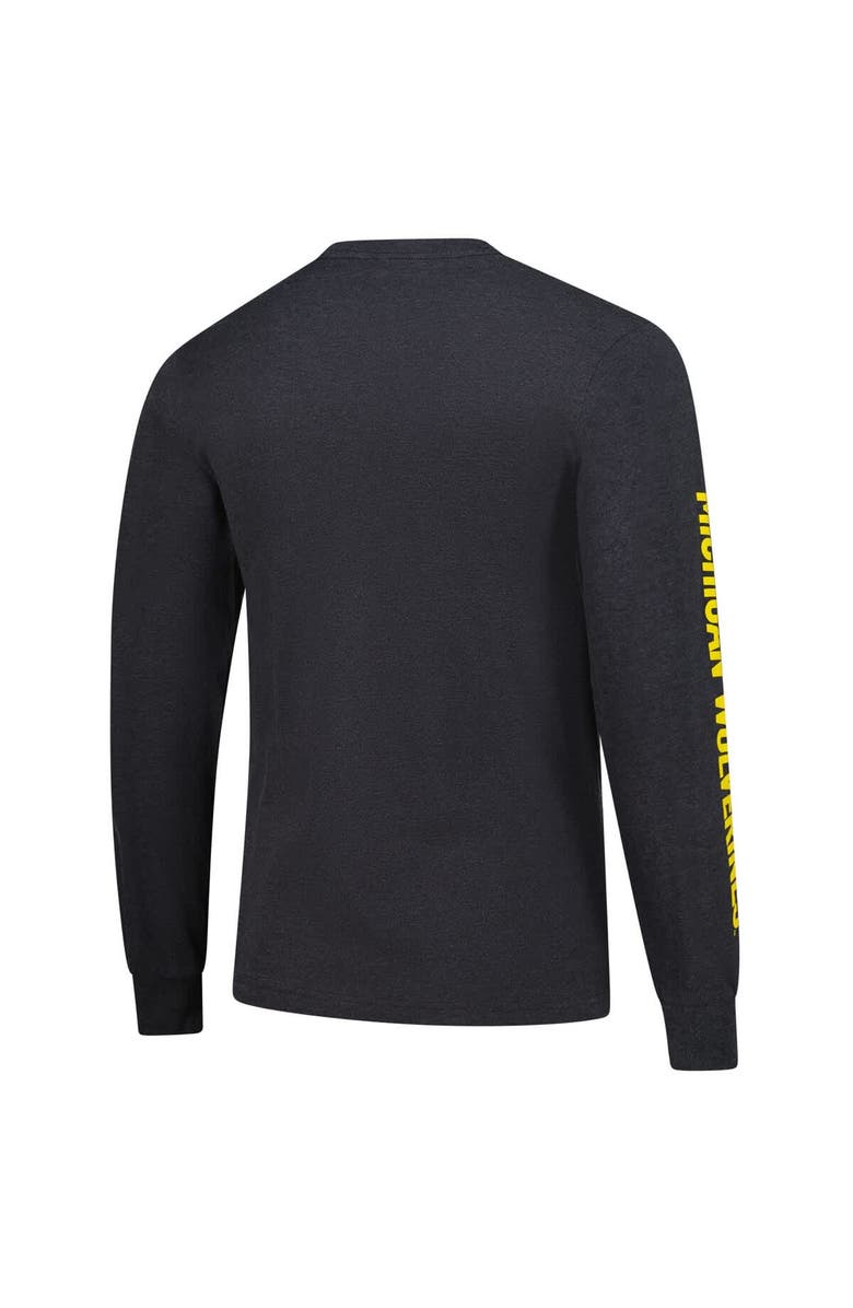 Mitchell & Ness Men's Mitchell & Ness Charcoal Michigan Wolverines Team Pride Long Sleeve T-Shirt, Alternate, color, Charcoal