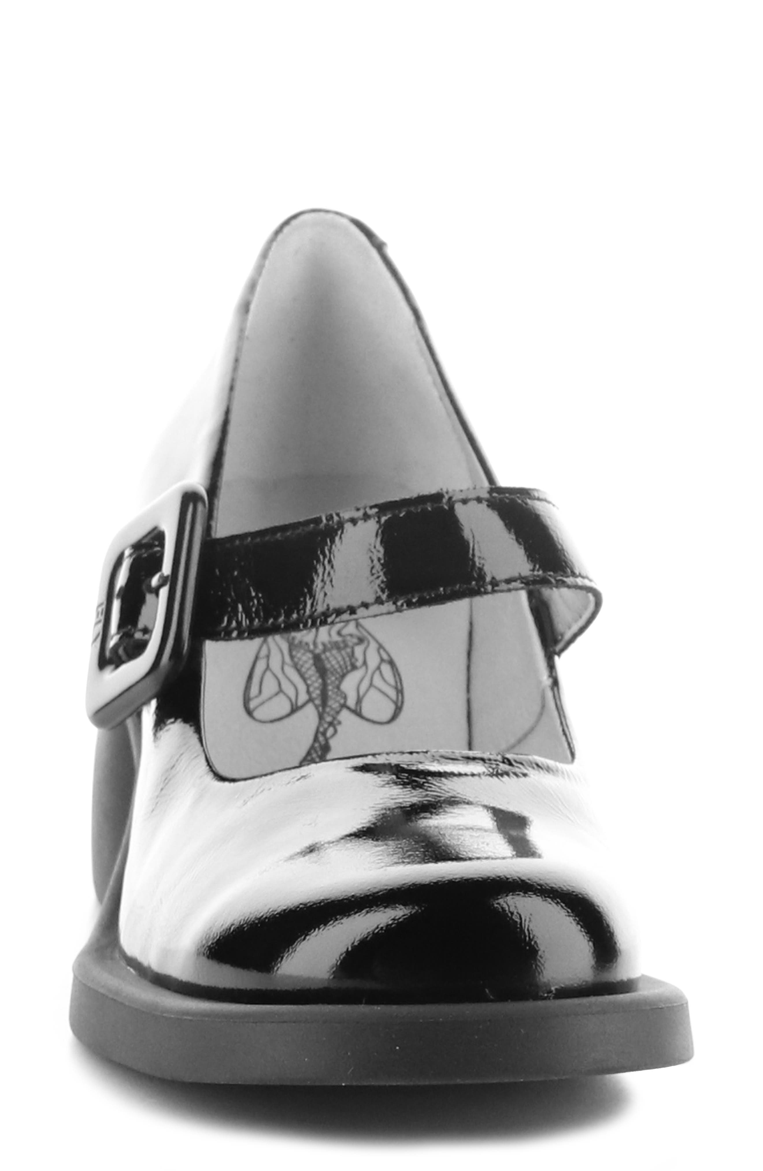 Fly London Huvi Mary Jane Pump, Alternate, color, Black Rock