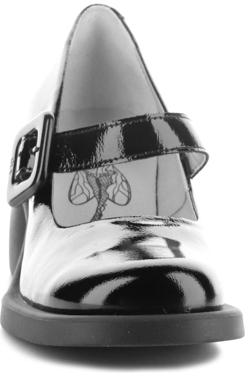 Fly London Huvi Mary Jane Pump, Alternate, color, Black Rock