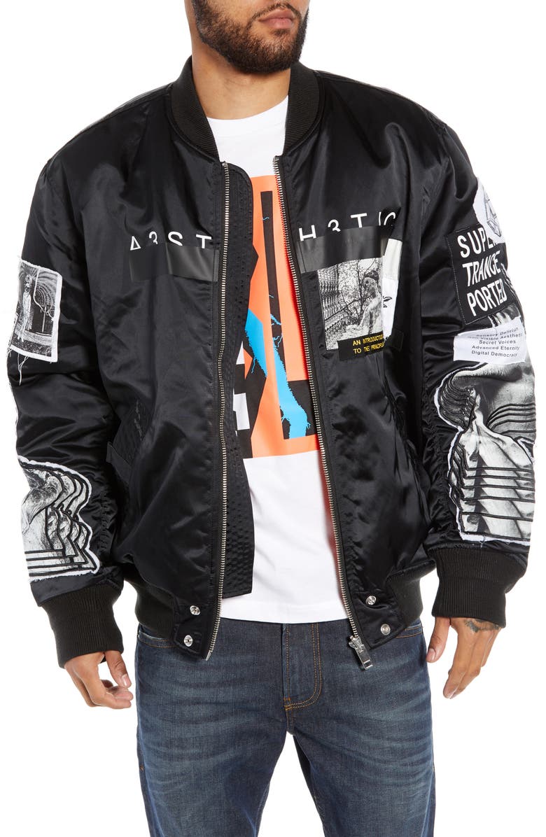 DIESEL<sup>®</sup> J-Tamie Reversible Bomber Jacket, Main, color,