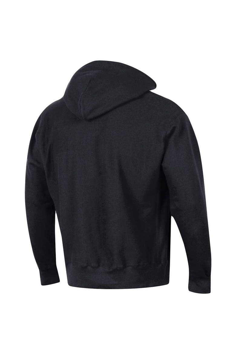 Men's Champion Black Ohio State Buckeyes Vault Logo Reverse Weave Pullover Hoodie, Alternate, color, Black