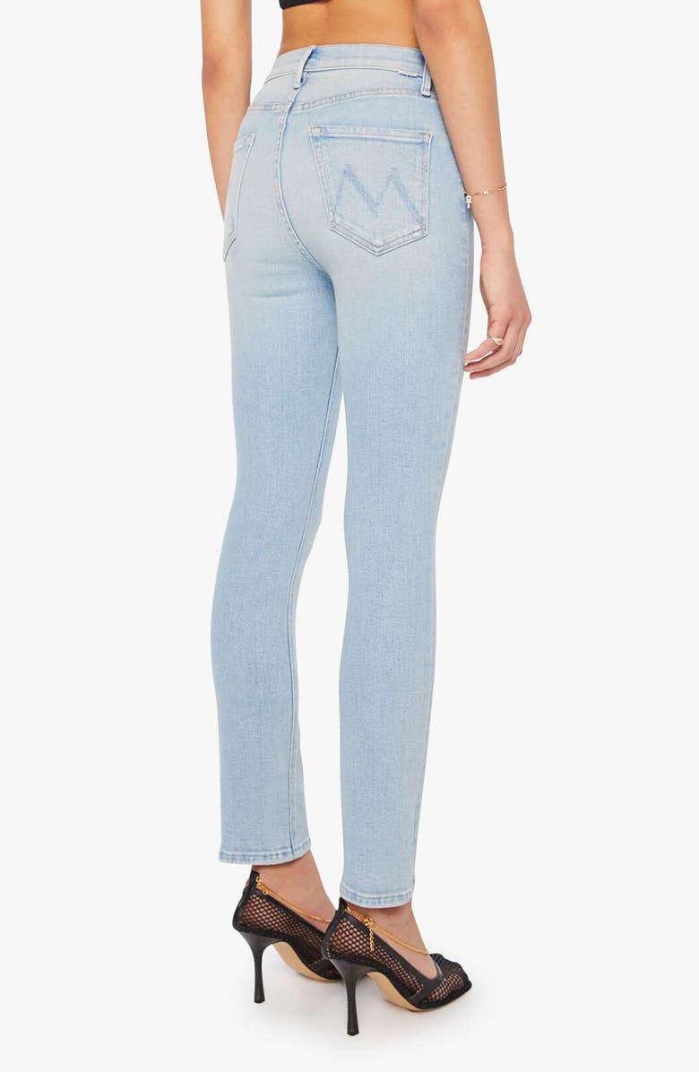 MOTHER The Pixie Dazzler Button Fly Ankle Straight Leg Jeans, Alternate, color, Meet Me At The Metro