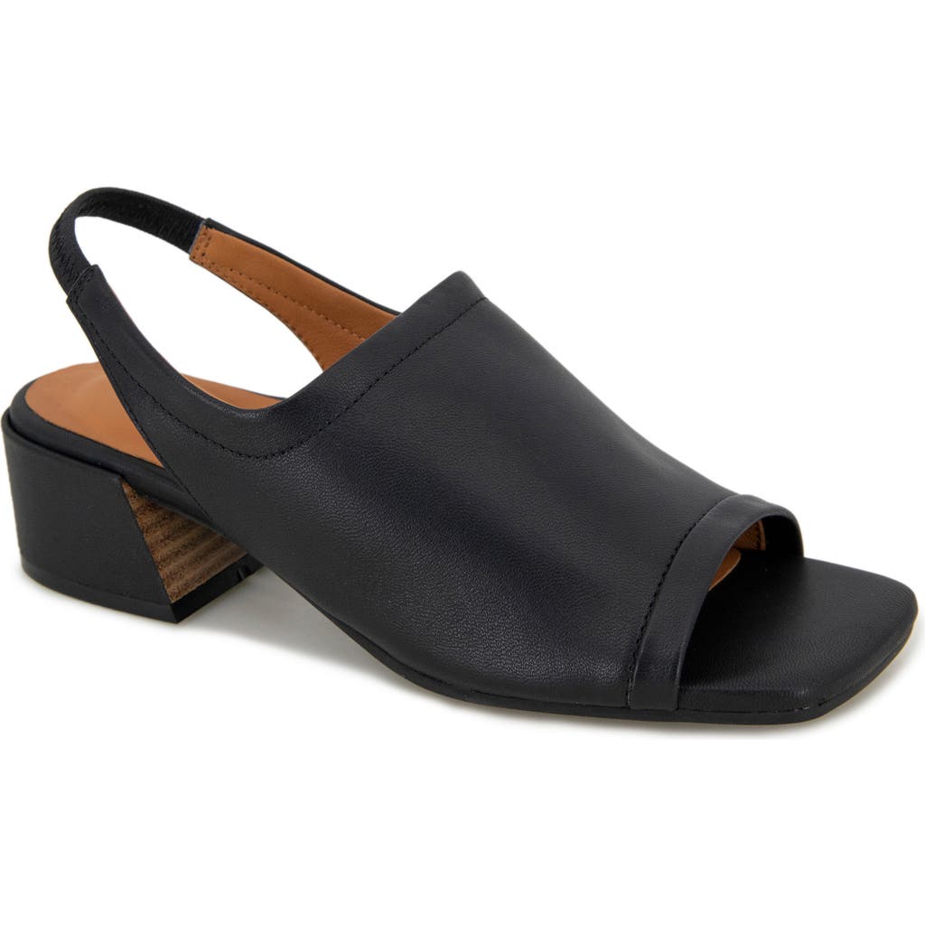 Gentle Souls By Kenneth Cole Penny Slingback Sandal In Black