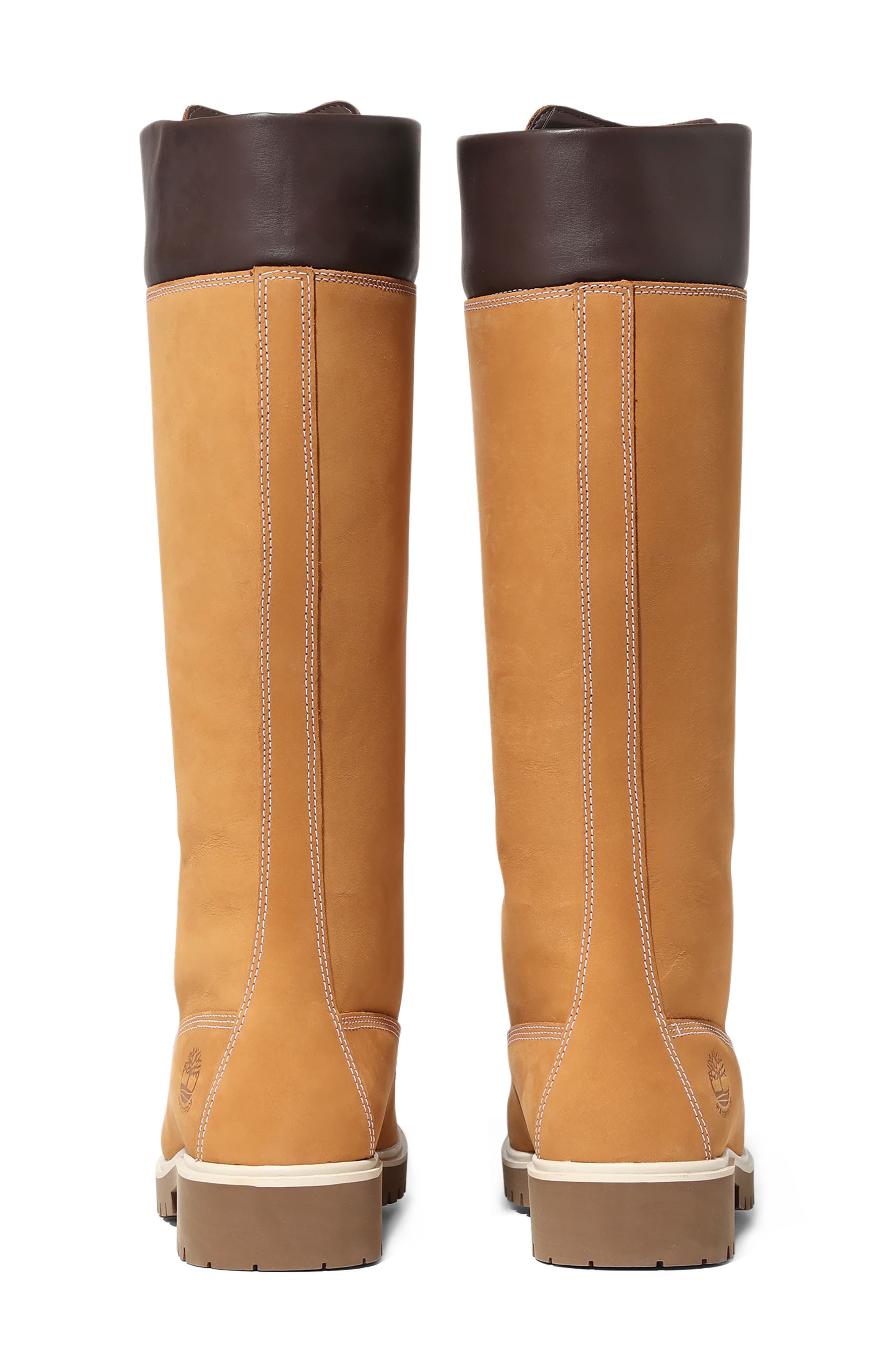 Premium 14-Inch Lace-Up Waterproof Boot, Alternate, color, WHEAT