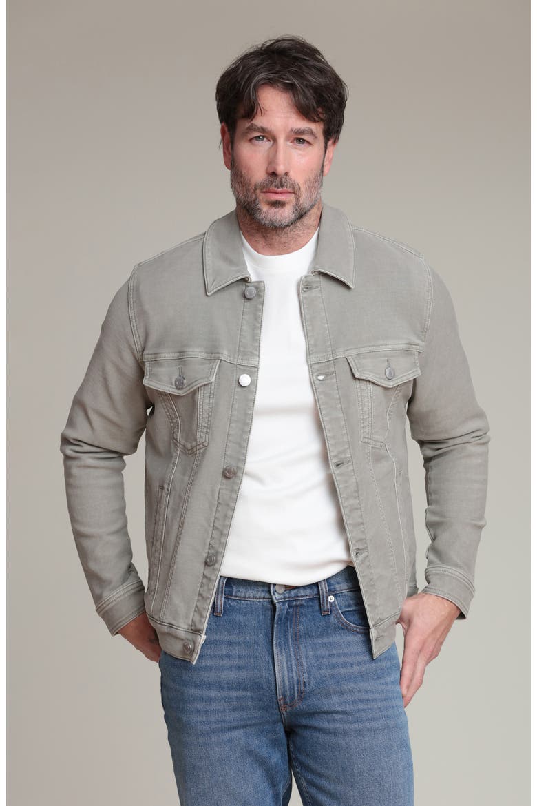 Trucker Jacket, Alternate, color, SAGE