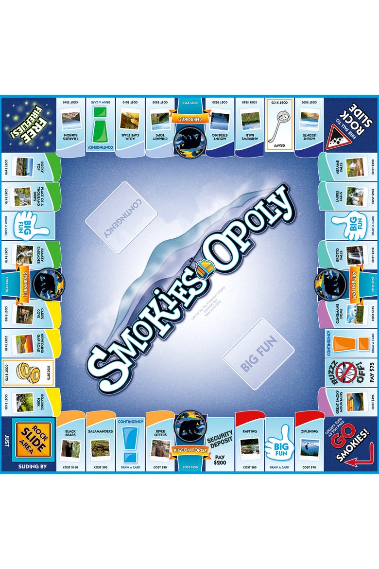 Smokiesopoly Monopoly Board Game, Alternate, color, Multicolored