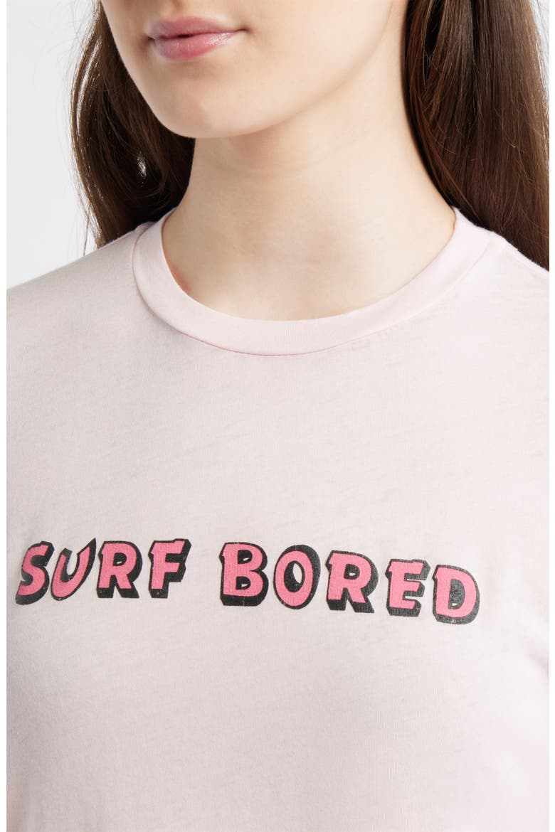 Surf Bored Burnout Graphic T-Shirt, Alternate, color, BALLET PINK