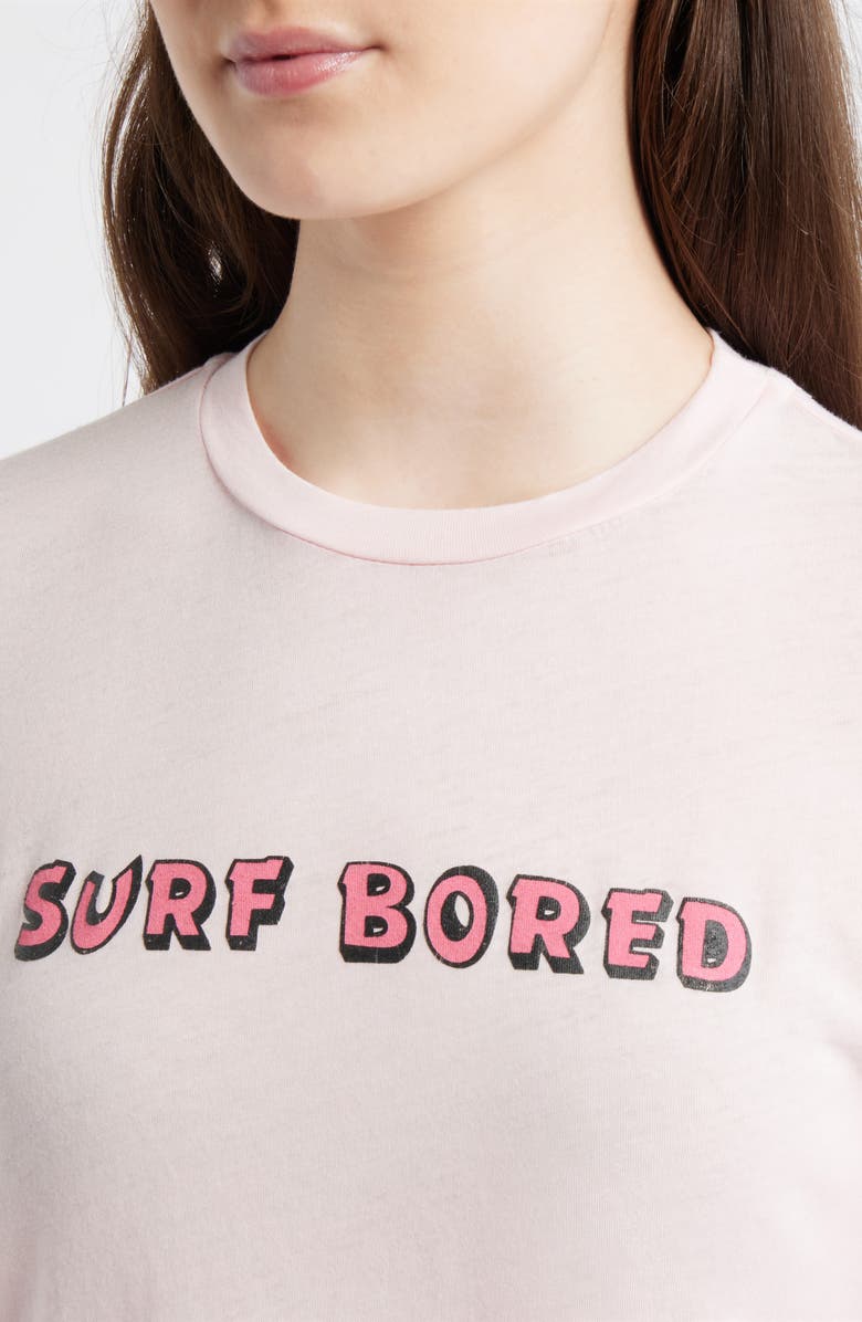 Daydreamer Surf Bored Burnout Graphic T-Shirt, Alternate, color, Ballet Pink