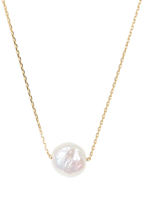 Nordstrom Demi Fine Baroque Pearl Pendant Necklace
