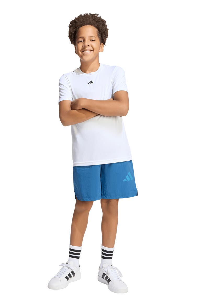 Kids' Z-N-E Woven Travel Shorts, Alternate, color, DUSKY PETROL/ DUSKY INK