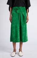Bottega Veneta Soft Suede Midi Skirt