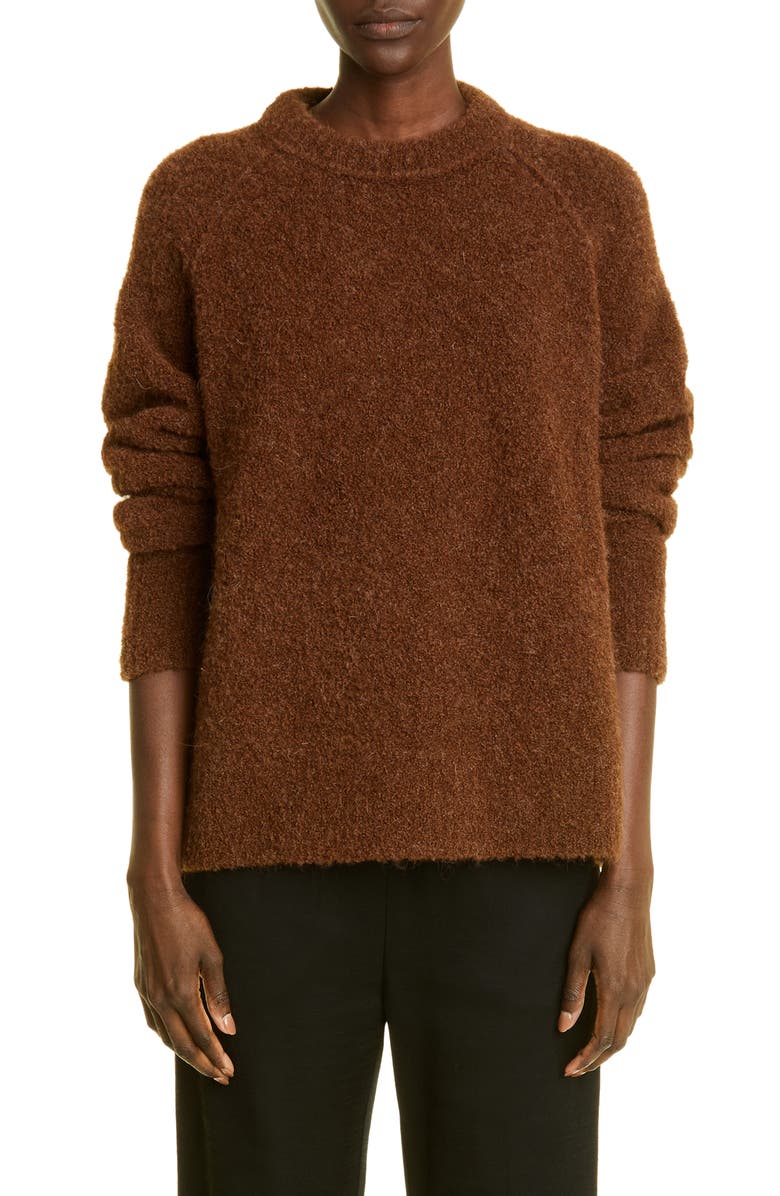 CO Alpaca Blend Bouclé Sweater, Main, color,