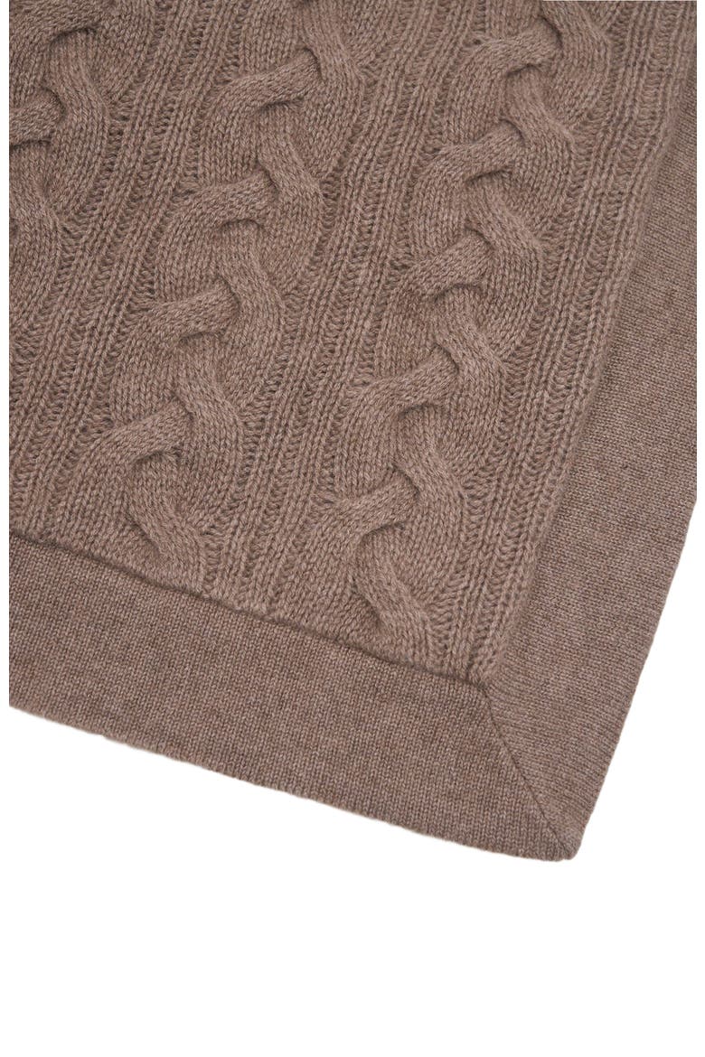 Knitted Pillow Cover, Alternate, color, taupe