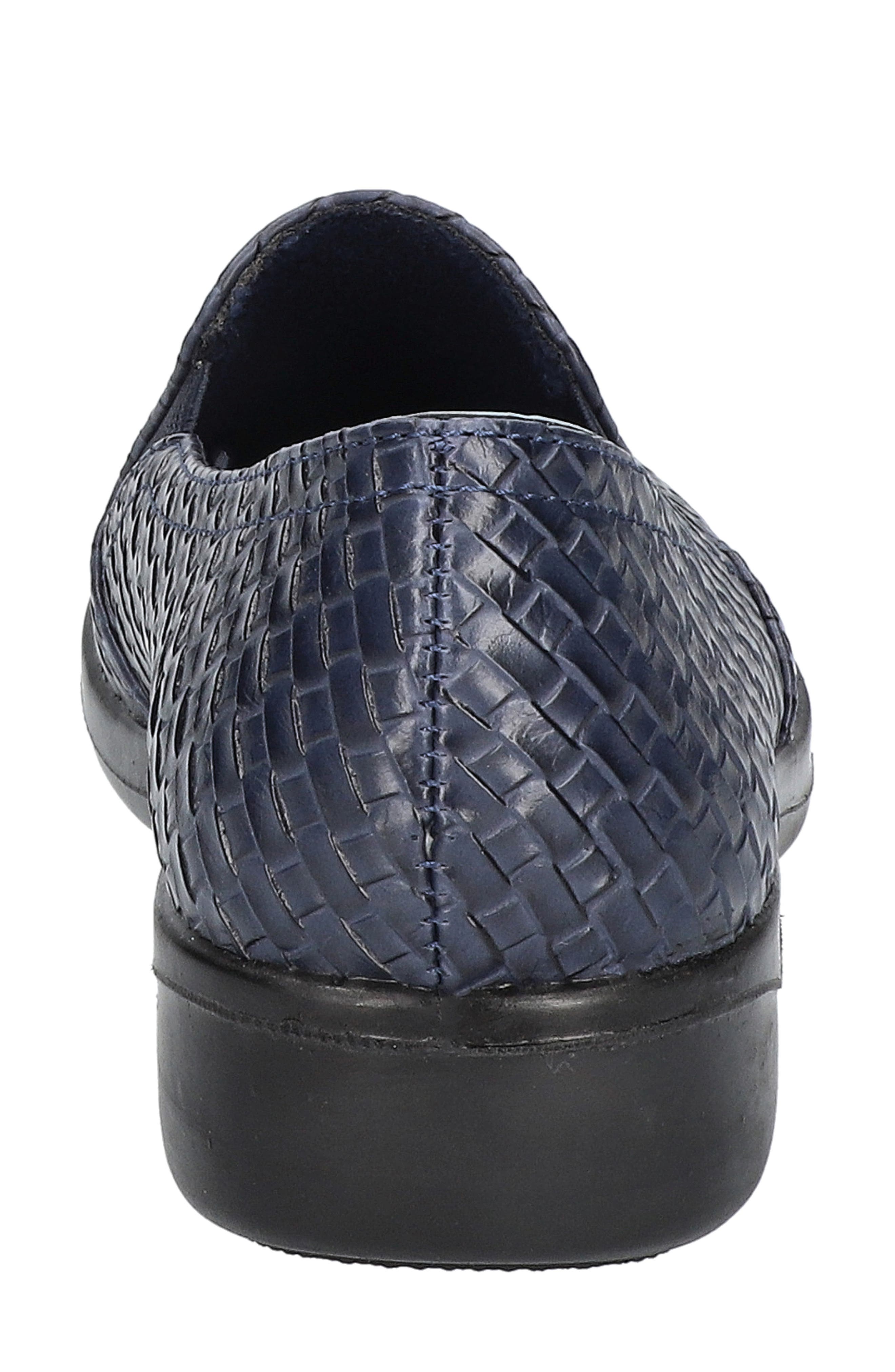 EASY STREET Eternity Textured Slip-On, Alternate, color, Navy Woven