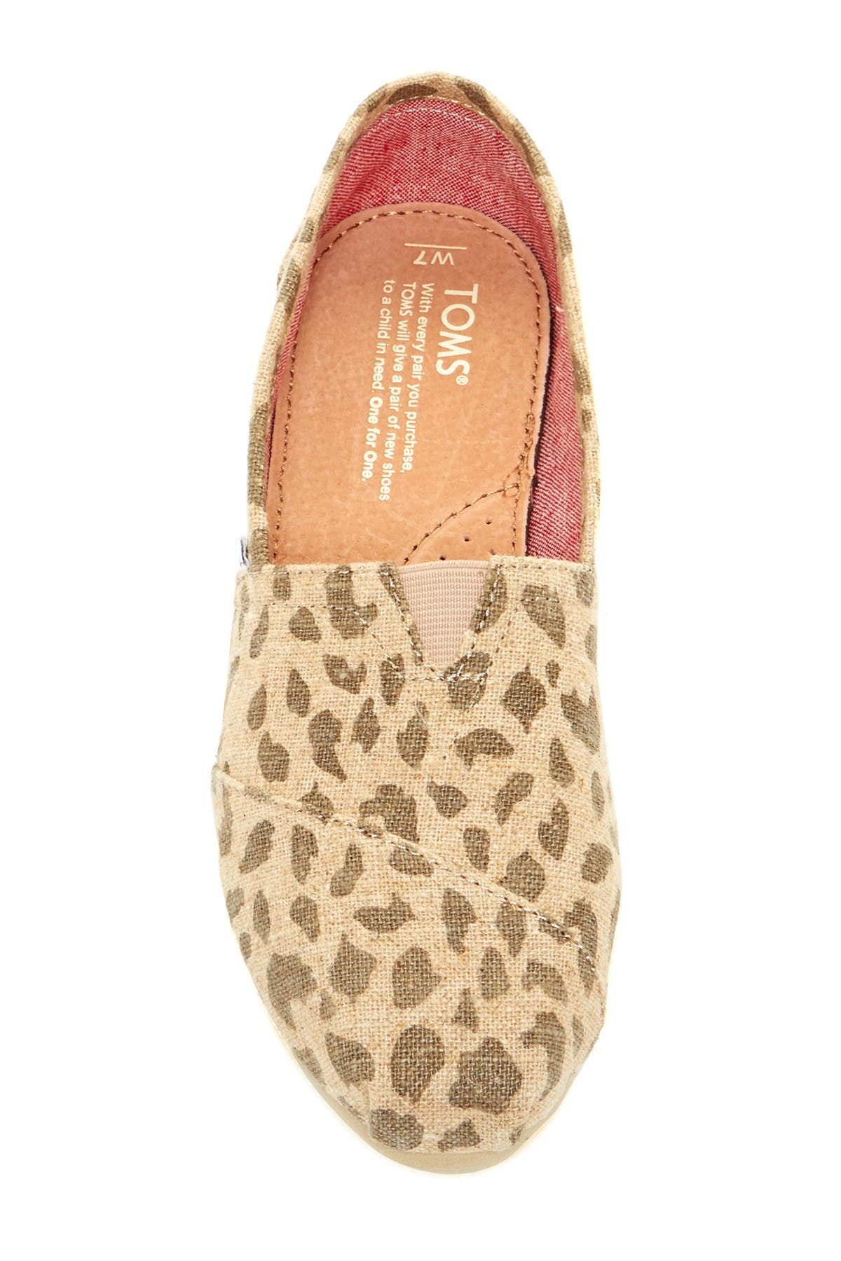 TOMS 'Classic - Leopard' Slip-On, Alternate, color, 