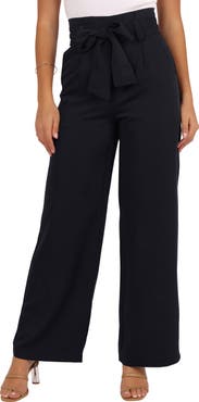Petal & Pup Kieran Tie Waist Wide Leg Pants
