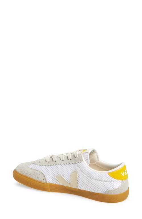 Veja Mesh Rubber Sole Sneakers In Lunar Pierre Sunshine