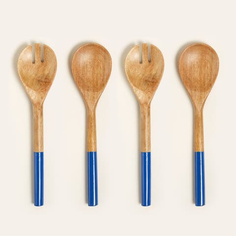 Lakri Mango Tree Salad Spoon Set Of 2