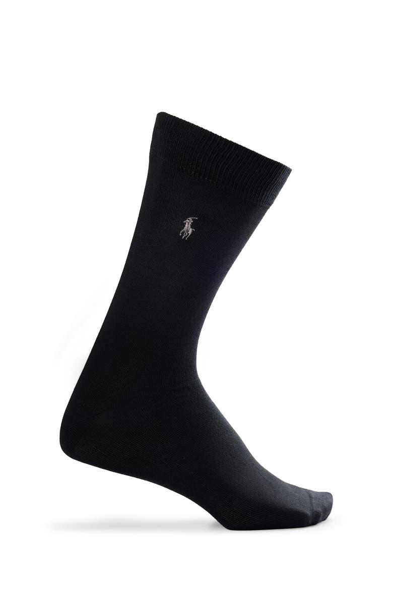 3-pk Supersoft Crew Socks, Alternate, color, BLACK