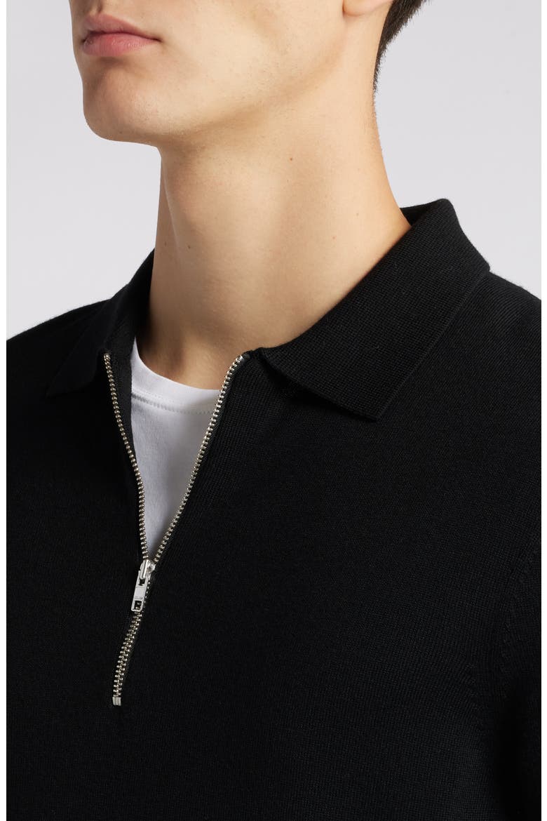 トップス 00s John W.Nordstrom wool knit polo BLK NN07 Quarter Zip Wool Polo Sweater (Men) | Nordstrom