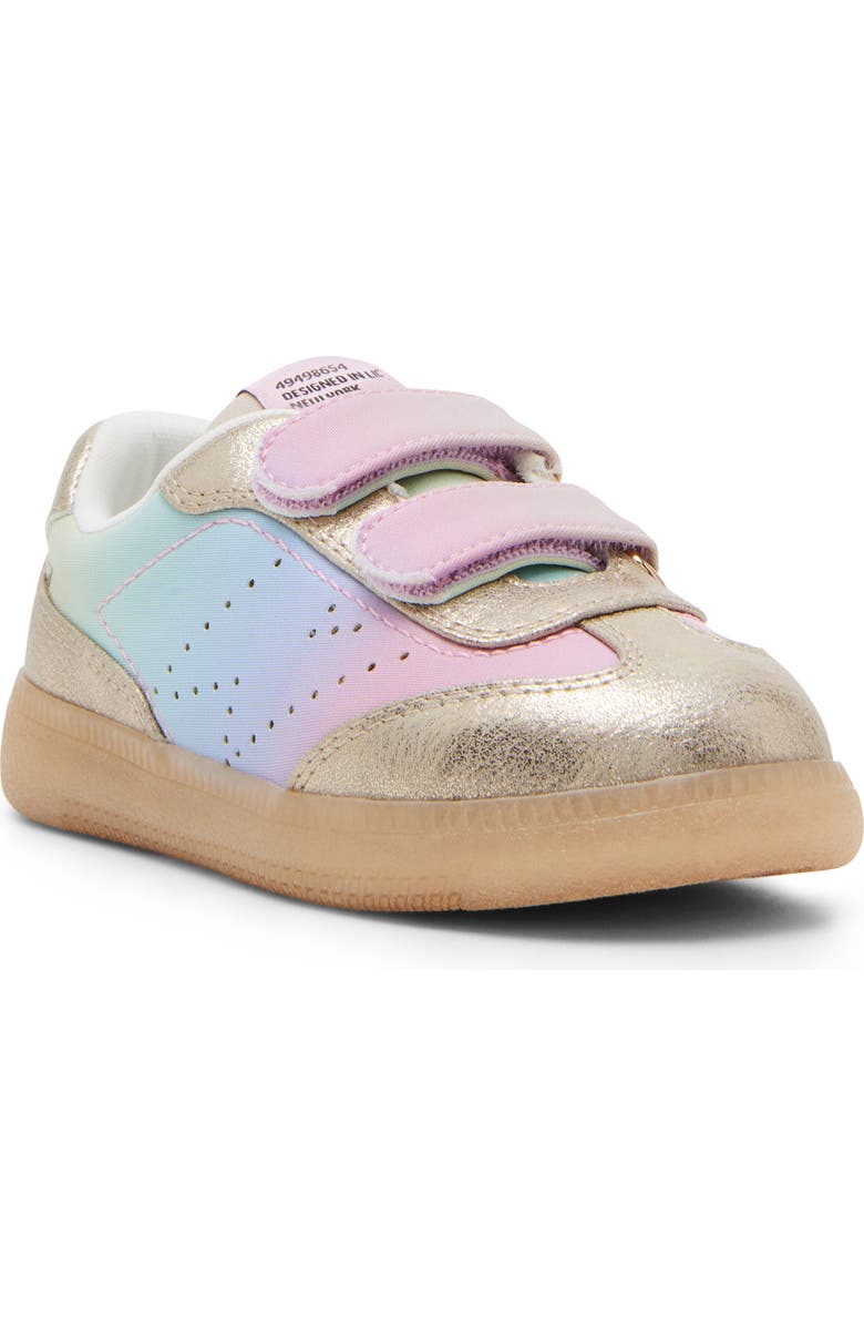 Steve Madden Kids' Lax Metallic Colorblock Sneaker, Main, color,