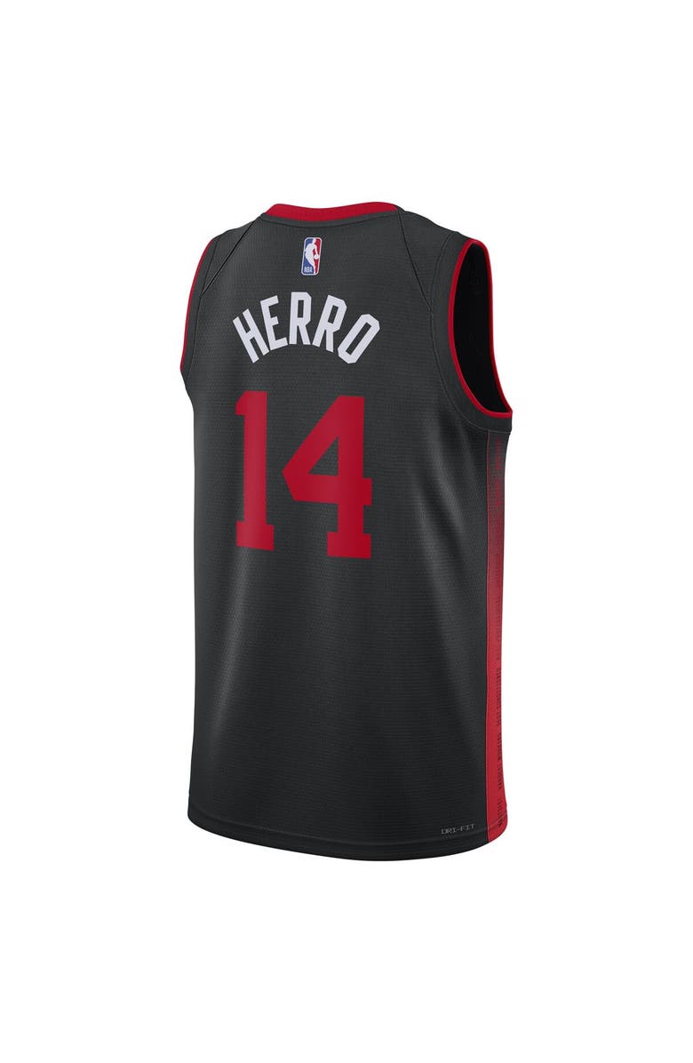 Nike Unisex Nike Tyler Herro Black Miami Heat 2023/24 Swingman Jersey - City Edition, Alternate, color, 