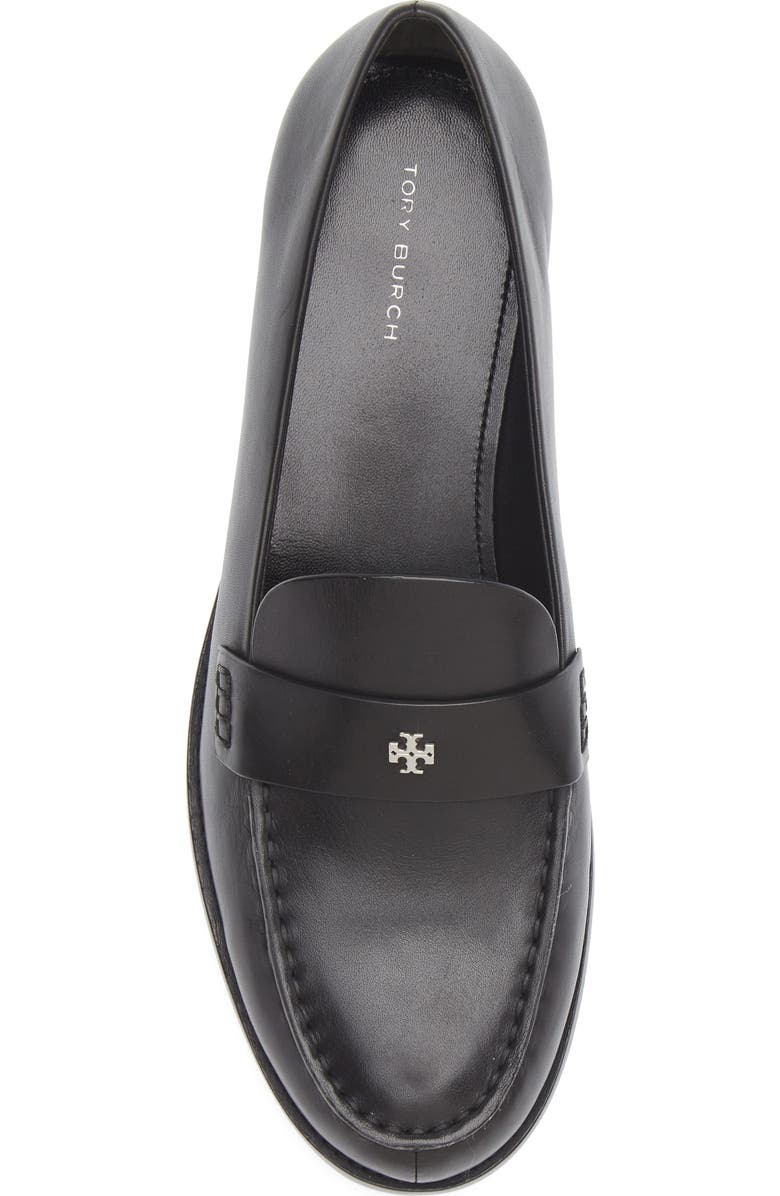 Tory Burch Classic Penny Loafer, Alternate, color, Perfect Black